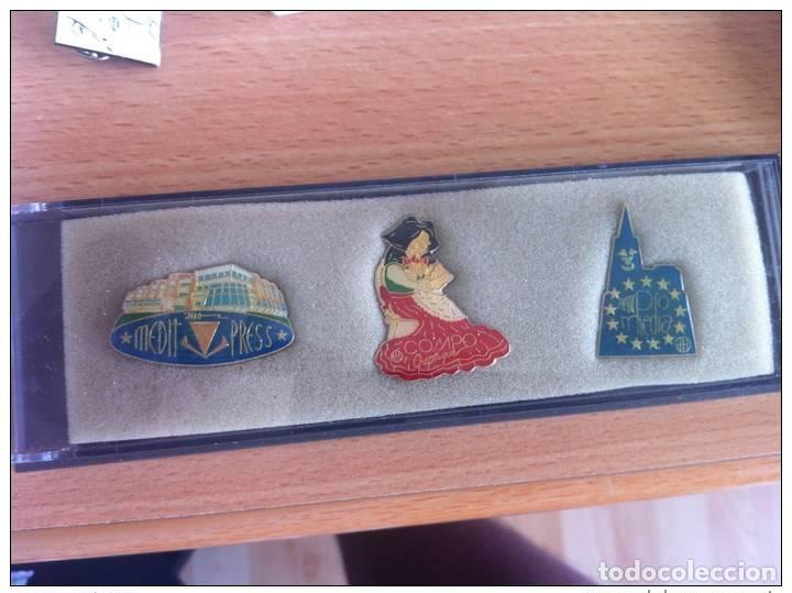 Pins de colecci&oacute;n: 3 PINES: PARLAMENTO EUROPEO DE ESTRASBURGO ALSACIANO CATEDRAL PATRICK HAMM
