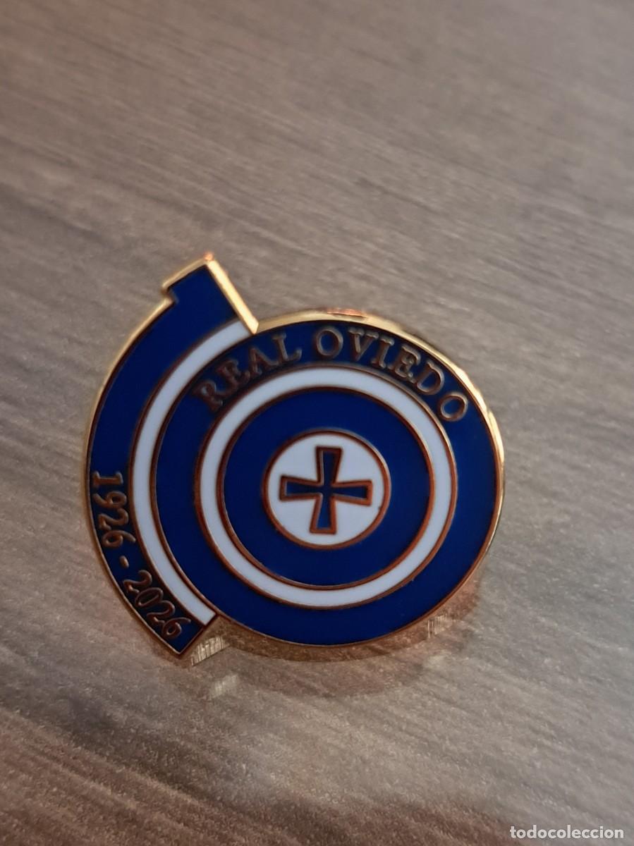 Pins de colecci&oacute;n: Pin del centenario del Real Oviedo 1926-2026.