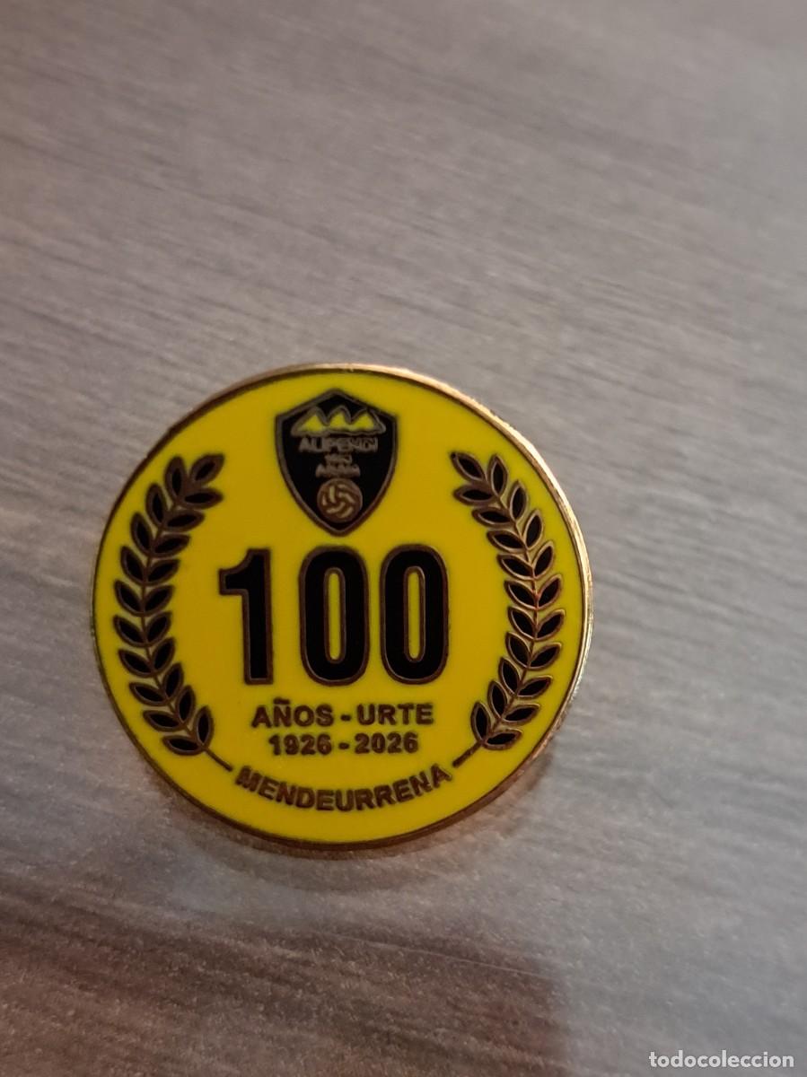 Pins de colecci&oacute;n: Pin del centenario del CD Alipendi (Araia,&Aacute;lava)1926-2026.