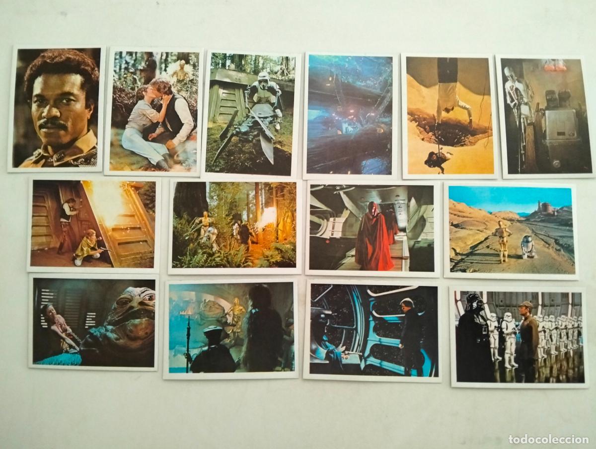 Pins de colecci&oacute;n: LOTE 14 CROMOS EL RETORNO DEL JEDI, EDITA PACOSA DOS INTERNACIONAL
