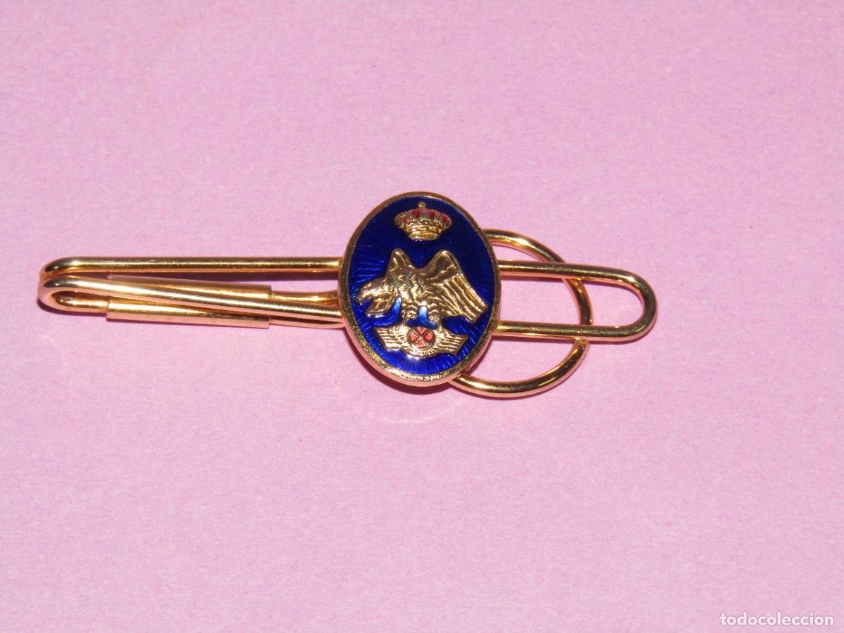 Pins de colecci&oacute;n: Antiguo Pasador de Corbata en Lat&oacute;n y Esmaltes de la Academia General del Aire en SAN JAVIER
