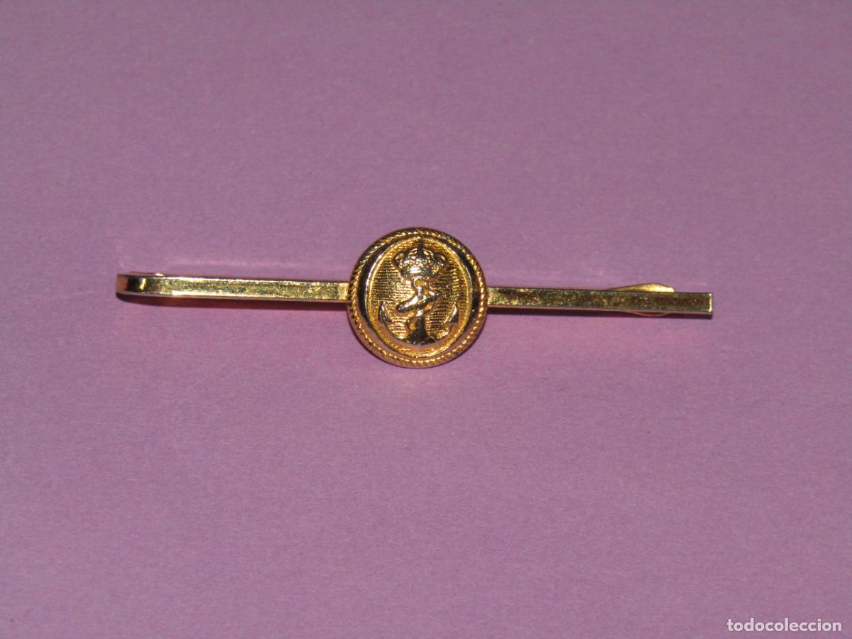 Pins de colecci&oacute;n: Antiguo Pasador de Corbata en Lat&oacute;n de la Armada Espa&ntilde;ola - Marina de Guerra