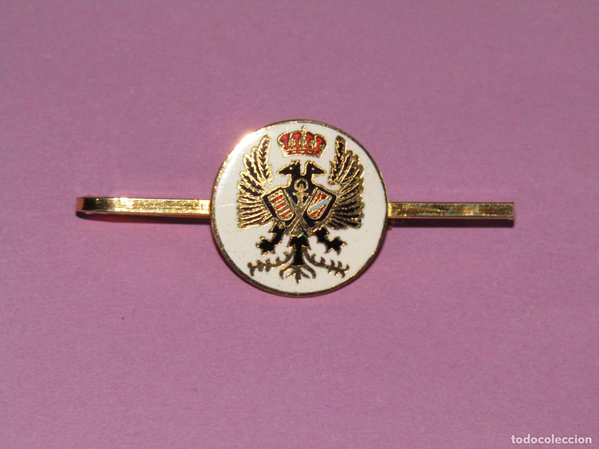 Pins de colecci&oacute;n: Antiguo Pasador de Corbata en Lat&oacute;n y Esmaltes de INFANTERIA DE MARINA - TERCIO DE LA ARMADA