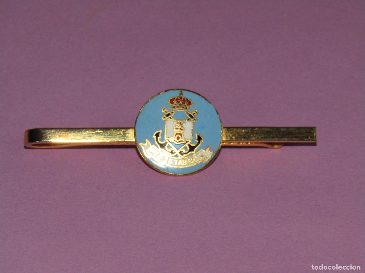 Pins de colecci&oacute;n: Antiguo Pasador de Corbata en Lat&oacute;n y Esmaltes del PVZ-28 Patrullero Vigilancia de Zona TABARCA 28