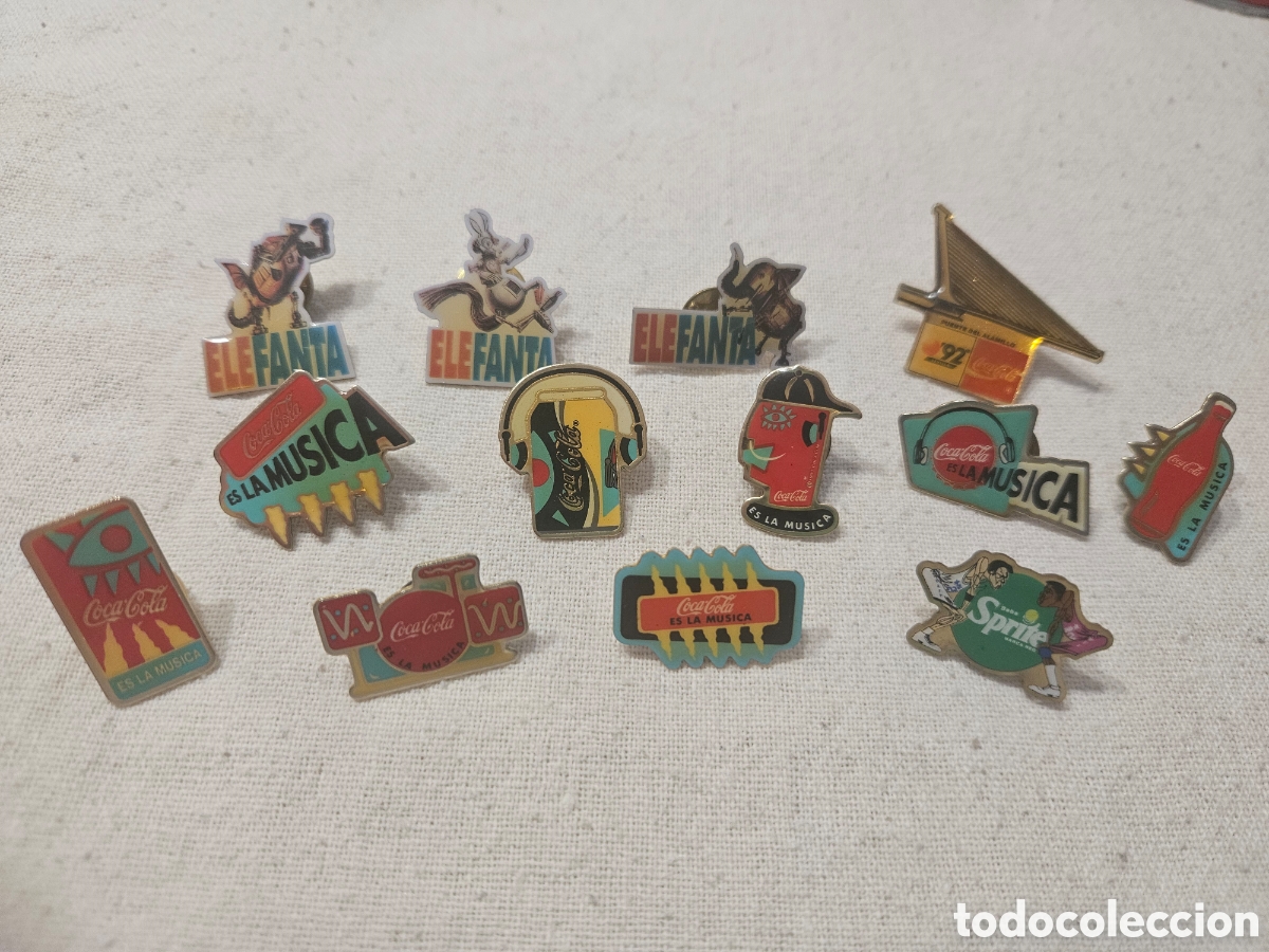 Pins de colecci&oacute;n: Pins coca cola, fanta, sprite