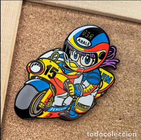 Pins de colecci&oacute;n: Pin Arale insignia de Metal de Anime Dr. Slump, alfileres esmaltados, broches de Manga japonesa