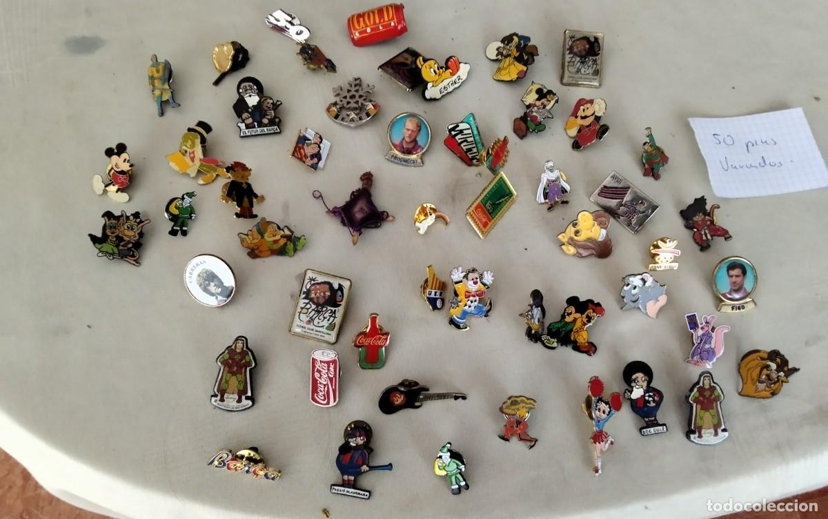 Pins de colecci&oacute;n: LOTE DE APROX 50 PINS VARIADOS MUY BONITOS