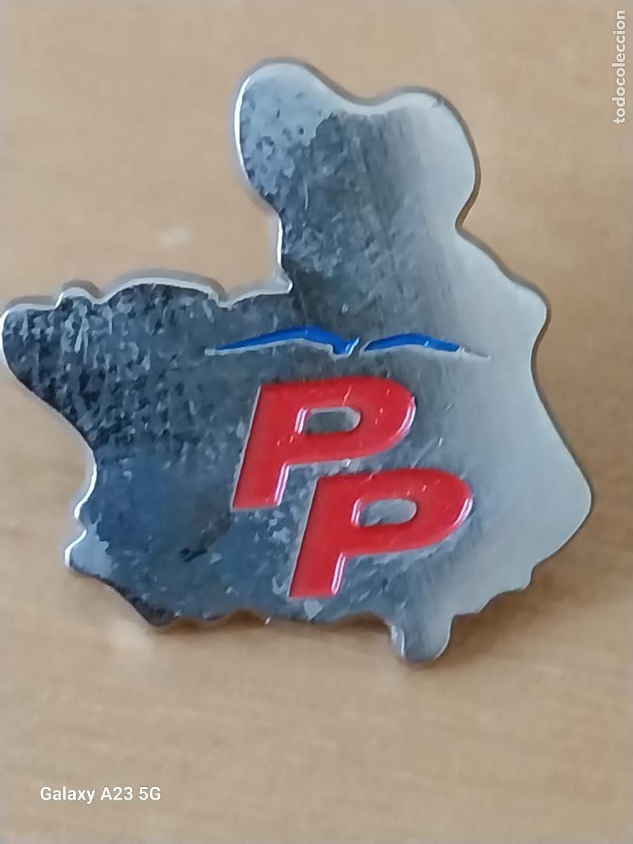 Pins de colecci&oacute;n: PP PARTIDO POPULAR CASTILLA LA MANCHA DERECHA CONSERVADORES 2.3CMS ALTO ORIGINAL