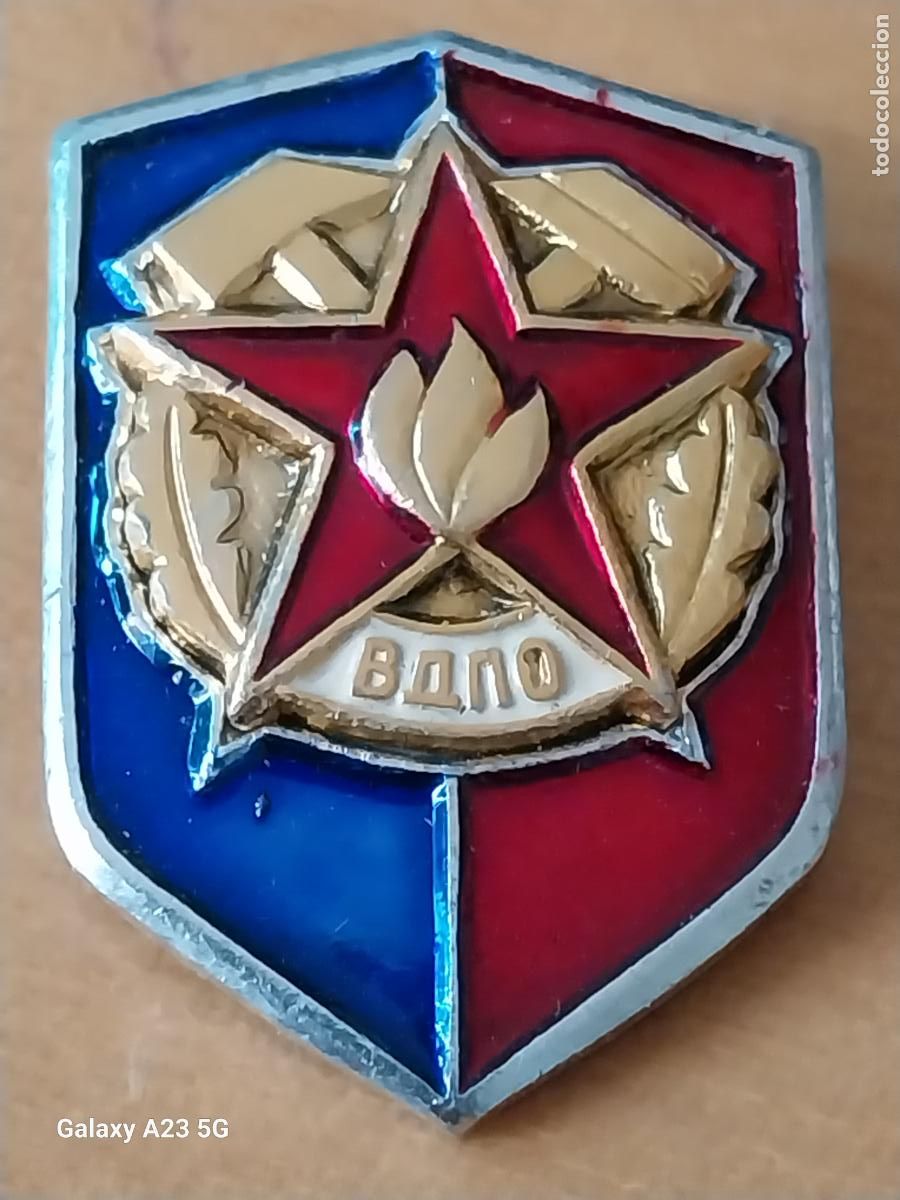 Pins de colecci&oacute;n: BOMBEROS RUSIA URSS INSIGNIA ALFILER ESMALTE 3.1CMS ALTO ORIGINAL VINTAGE