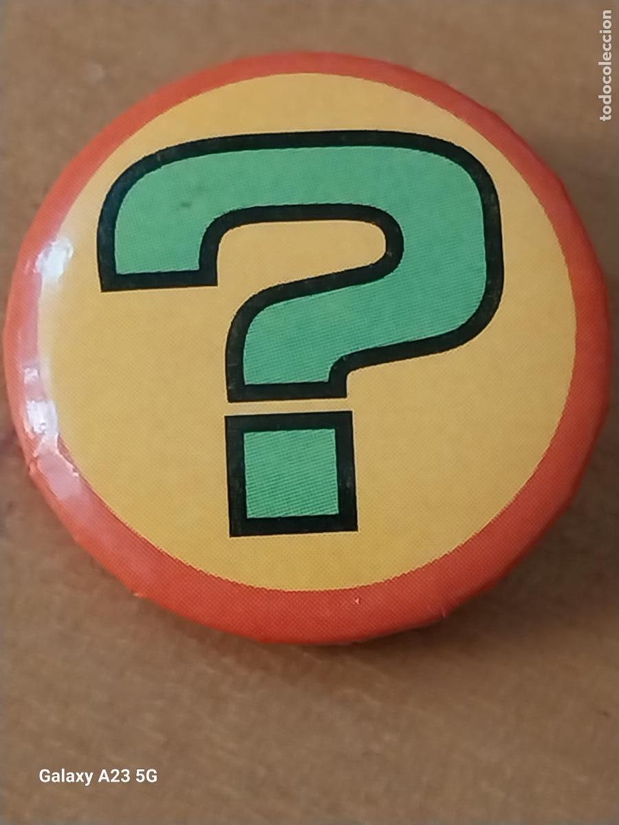 Pins de colecci&oacute;n: PREGUNTA SIGNO CHAPA PIN 2.36CMS VINTAGE