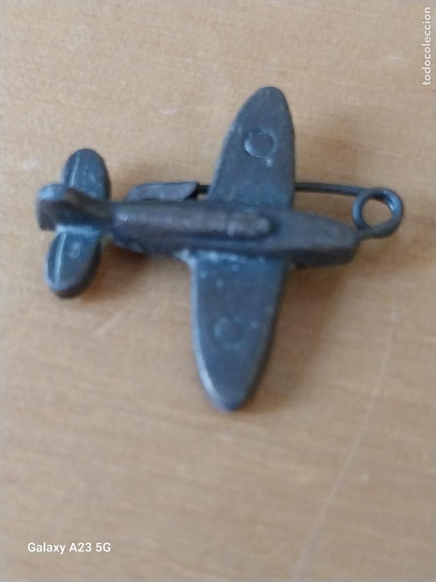 Pins de colecci&oacute;n: CROPAN METAL CLIP AVION METAL COBRIZO 2CMS LARGO ORIGINAL VINTAGE