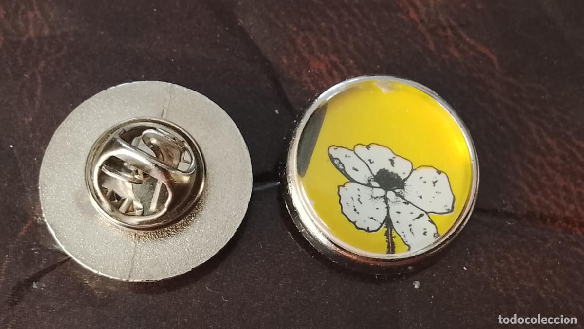 Pins de colecci&oacute;n: pin redondo metal - PLANTAS ECOLOGISTA BOTANICA CIENCIAS naturales - PLANTAS familias botanicas