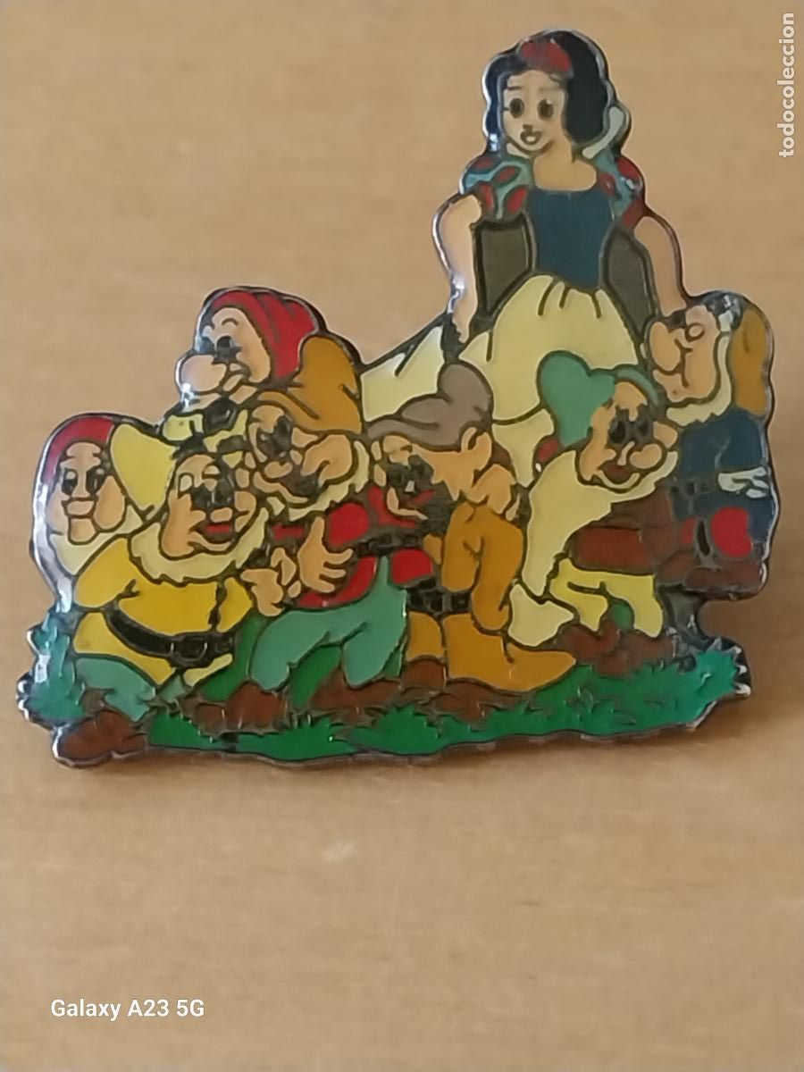 Pins de colecci&oacute;n: BLANCANIEVES SIETE ENANITOS PIN PINCHO GOTA PRECIOSO VINTAGE 2.81CMS ALTO