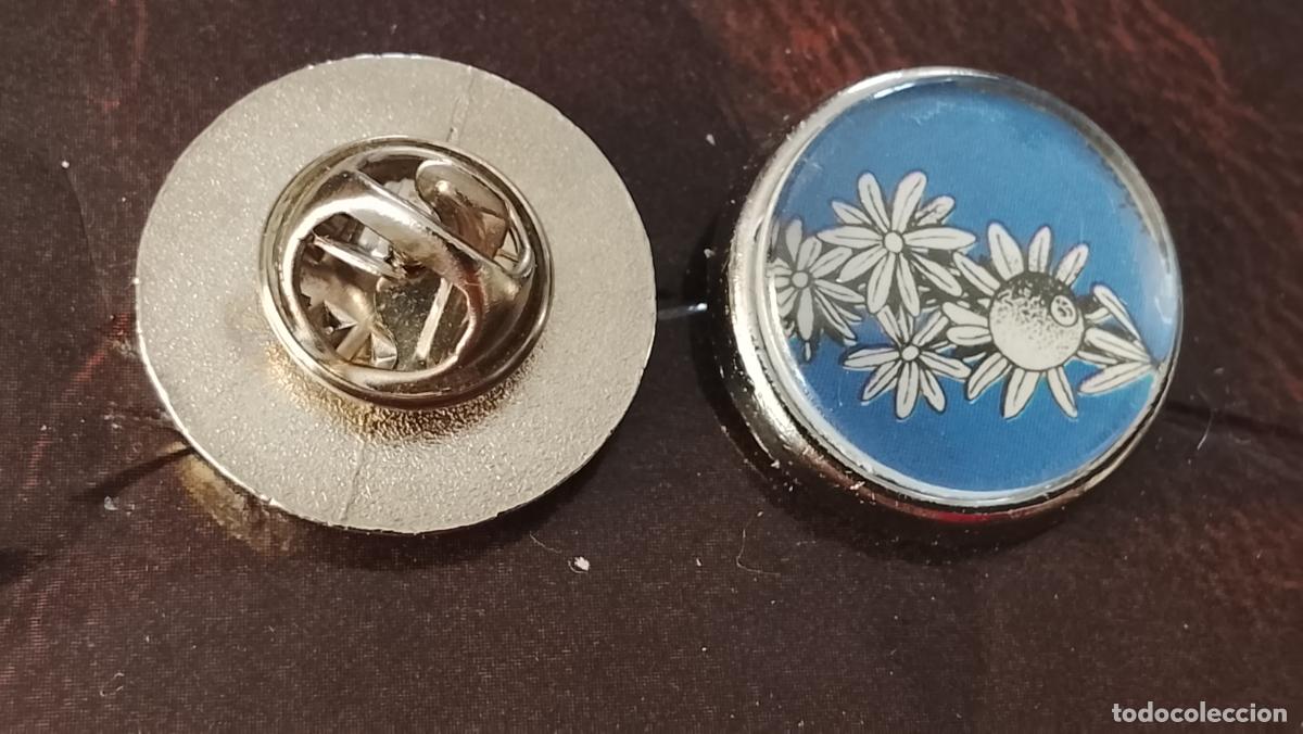 Pins de colecci&oacute;n: pin redondo metal - PLANTAS ECOLOGISTA BOTANICA CIENCIAS naturales - PLANTAS familias botanicas