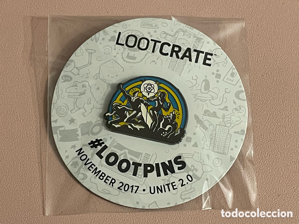 Pins de colecci&oacute;n: Pin Unite 2.0 Justice League Loot Crate Nov 2017