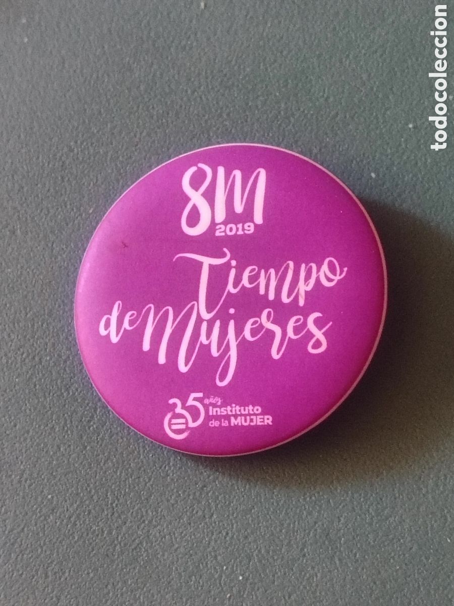 Pins de colecci&oacute;n: CHAPA POL&Iacute;TICA FEMINISTA 8M