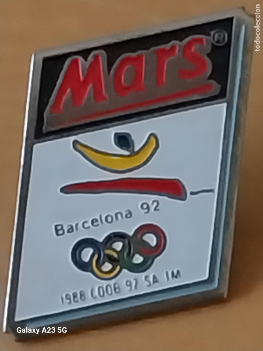 Pins de colecci&oacute;n: CHOCOLATES MARS SPONSOR BARCELONA 1992 OLIMPIADAS PIN PINCHO PINTURA LACADA 2CMS ALTO