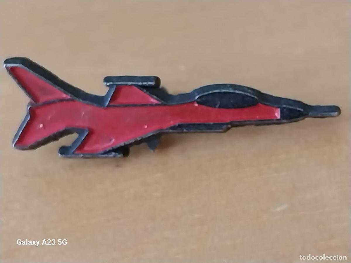Pins de colecci&oacute;n: KAZA AVION MILITAR REACCI&Oacute;N PIN PINCHO 2.44CMS LARGO VINTAGE