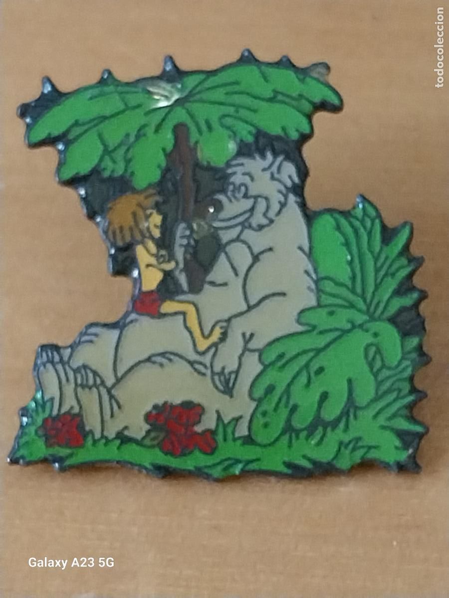 Pins de colecci&oacute;n: LIBRO SELVA MOWGLI BALOO PIN PINCHO ESMALTE 2.72CMS ALTO ORIGINAL DISNEY