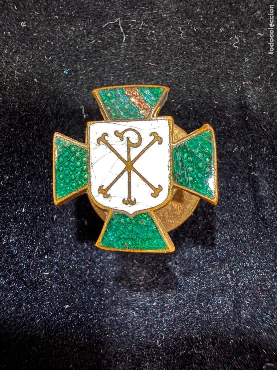 Pins de colecci&oacute;n: ANTIGUA INSIGNIA SOLAPA DE LA ACCION CATOLICA ESPA&Ntilde;OLA - MEDIDA 1,5 CM