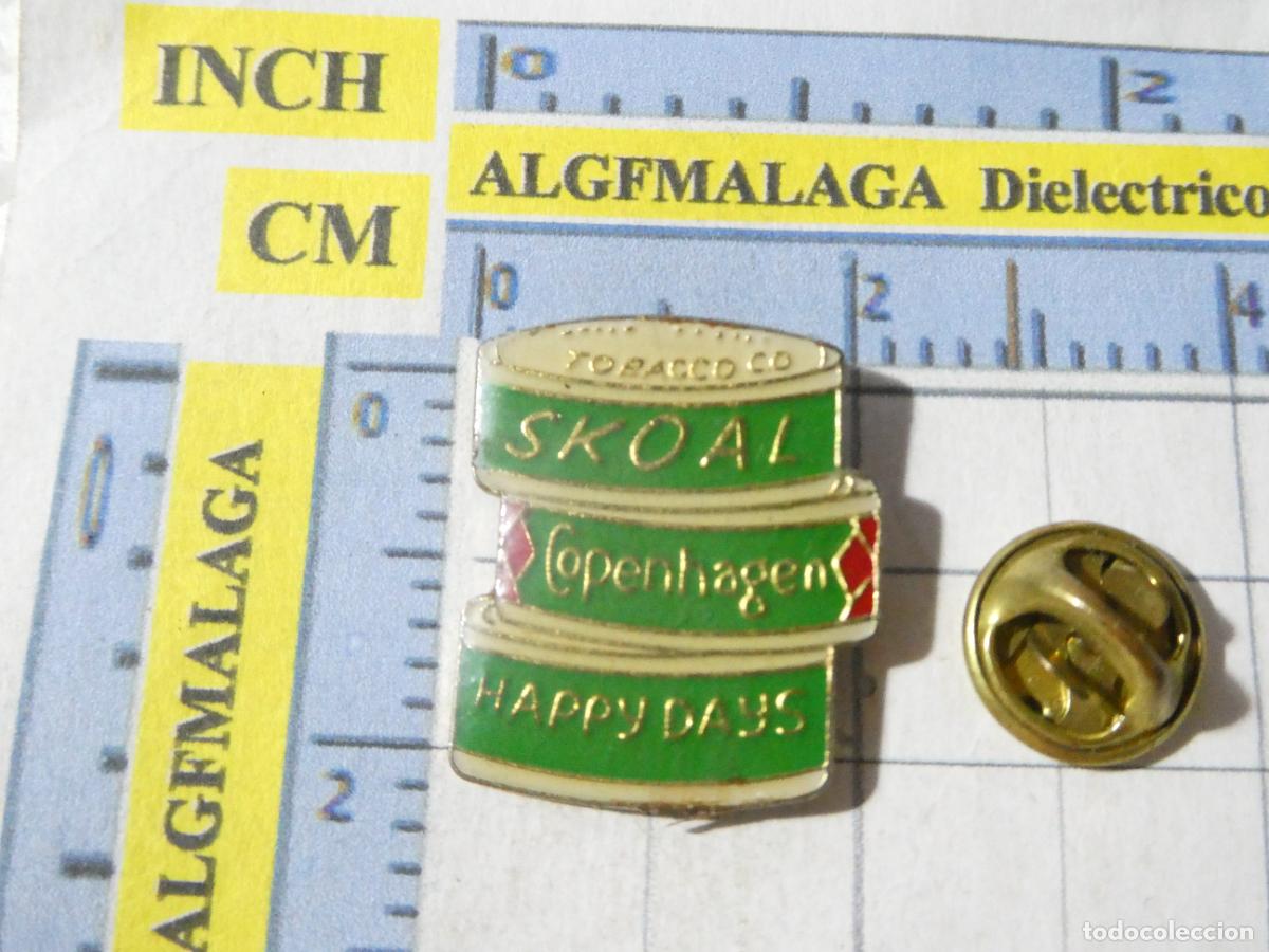 Pins de colecci&oacute;n: PIN DE TABACO CIGARROS. CAJAS DE SKOAL COPENHAGUE TABACO SIN HUMO