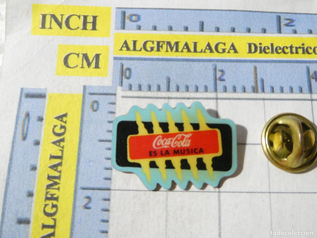 Pin's de collection: PIN DE BEBIDAS. SERIE COCA COLA ES LA M&Uacute;SICA