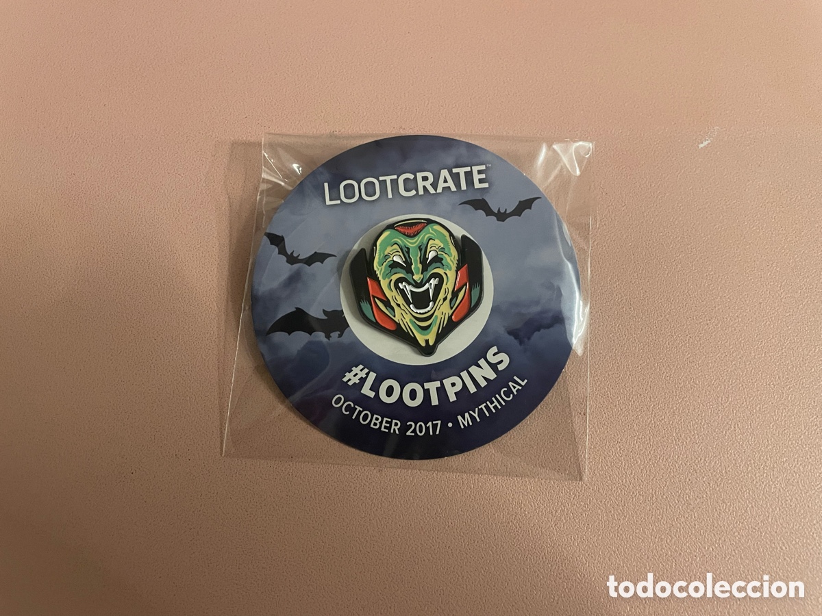 Pins de colecci&oacute;n: Pin Dr&aacute;cula &rdquo;Mythical&rdquo; - Loot Crate Exclusivo Octubre 2017 - LootPins Sellado