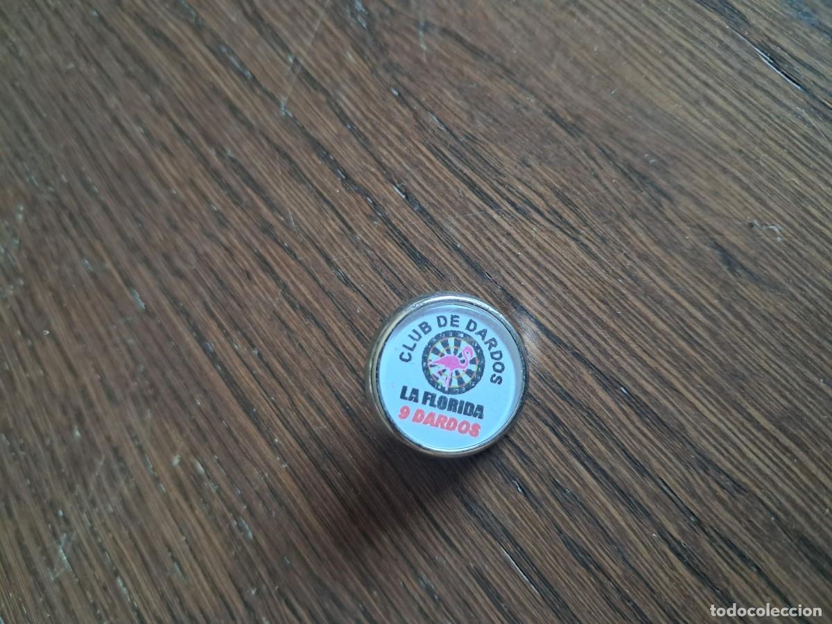 Pins de colecci&oacute;n: pin de publicidad, club de dardos La Florida, 9 dardos.