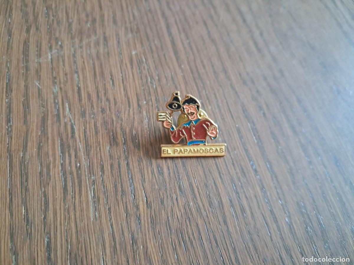 Pins de colecci&oacute;n: pin de metal, El Papamoscas.