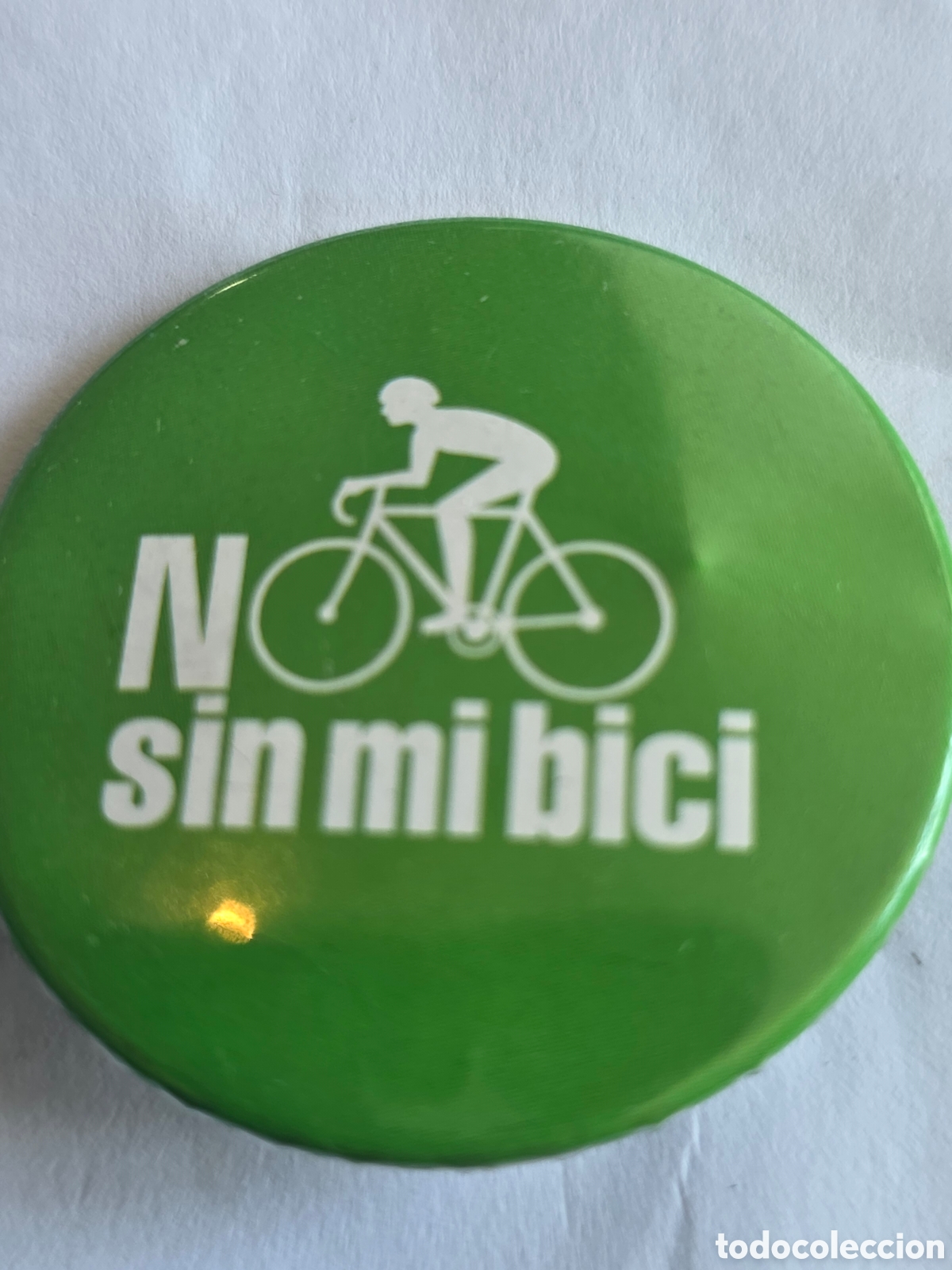Pins de colecci&oacute;n: NO SIN MI BICI..38mm