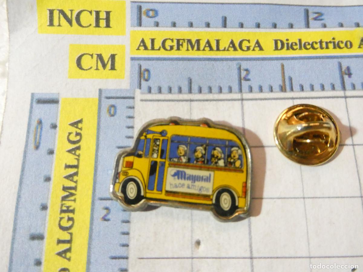 Pins de colecci&oacute;n: PIN DE COCHES MOTOS. AUTOB&Uacute;S MAYORAL ESCOLAR. NI&Ntilde;OS MARCA ROPA