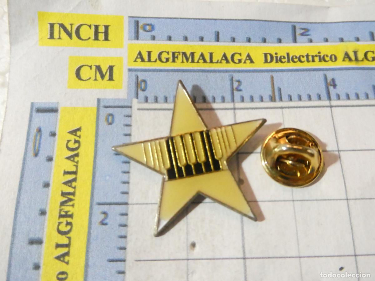 Pins de colecci&oacute;n: PIN ESTRELLA CON TECLAS DE PIANO