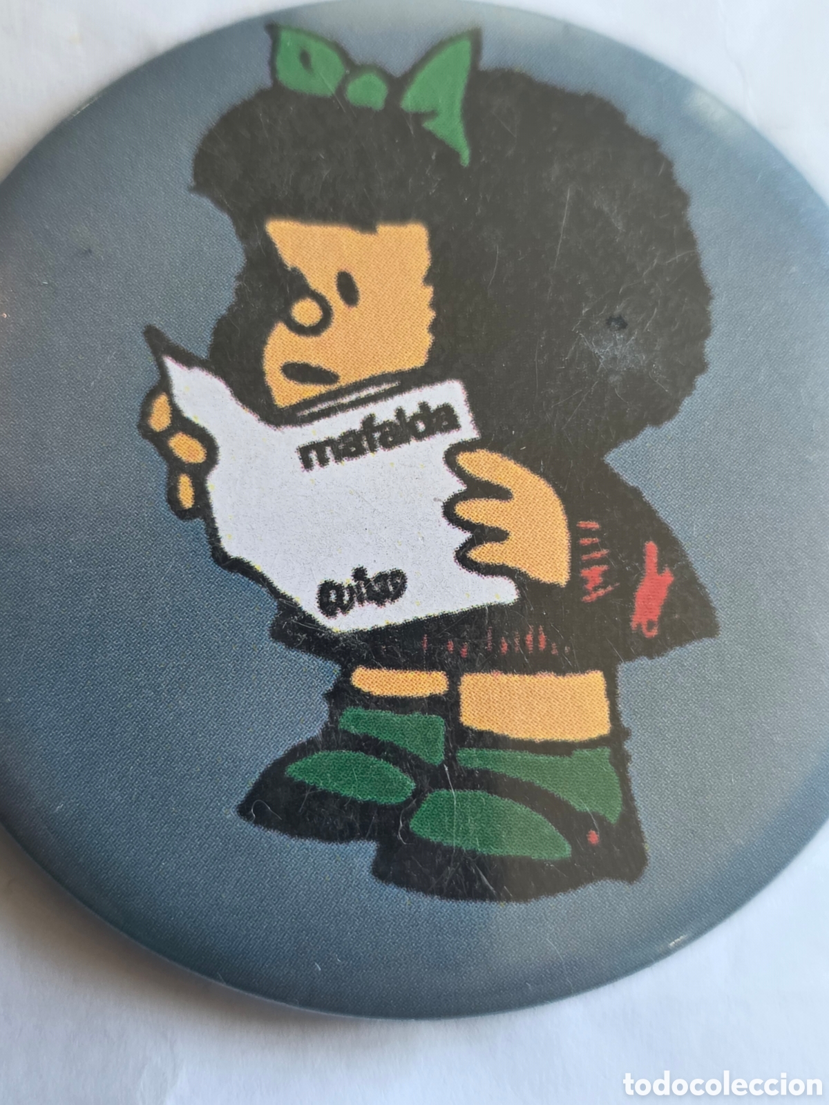 Pins de colecci&oacute;n: VIEJA CHAPA MAFALDA..58mm