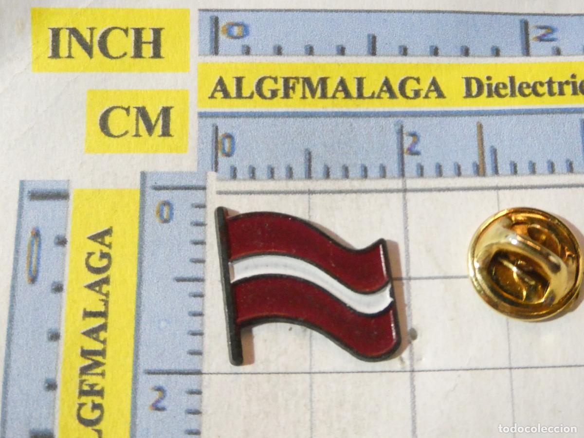 Pins de colecci&oacute;n: PIN DE TURISMO BANDERAS. LETONIA