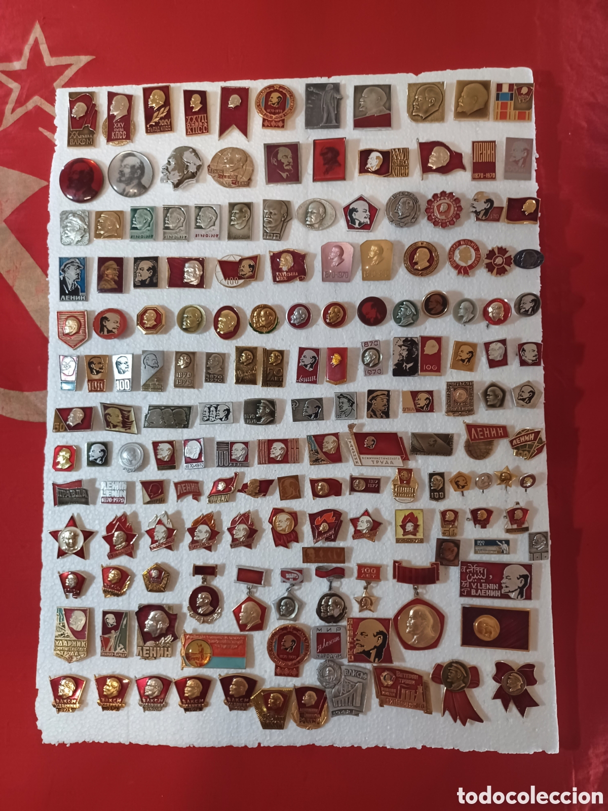 Pins de colecci&oacute;n: 160 pines Lenin URSS