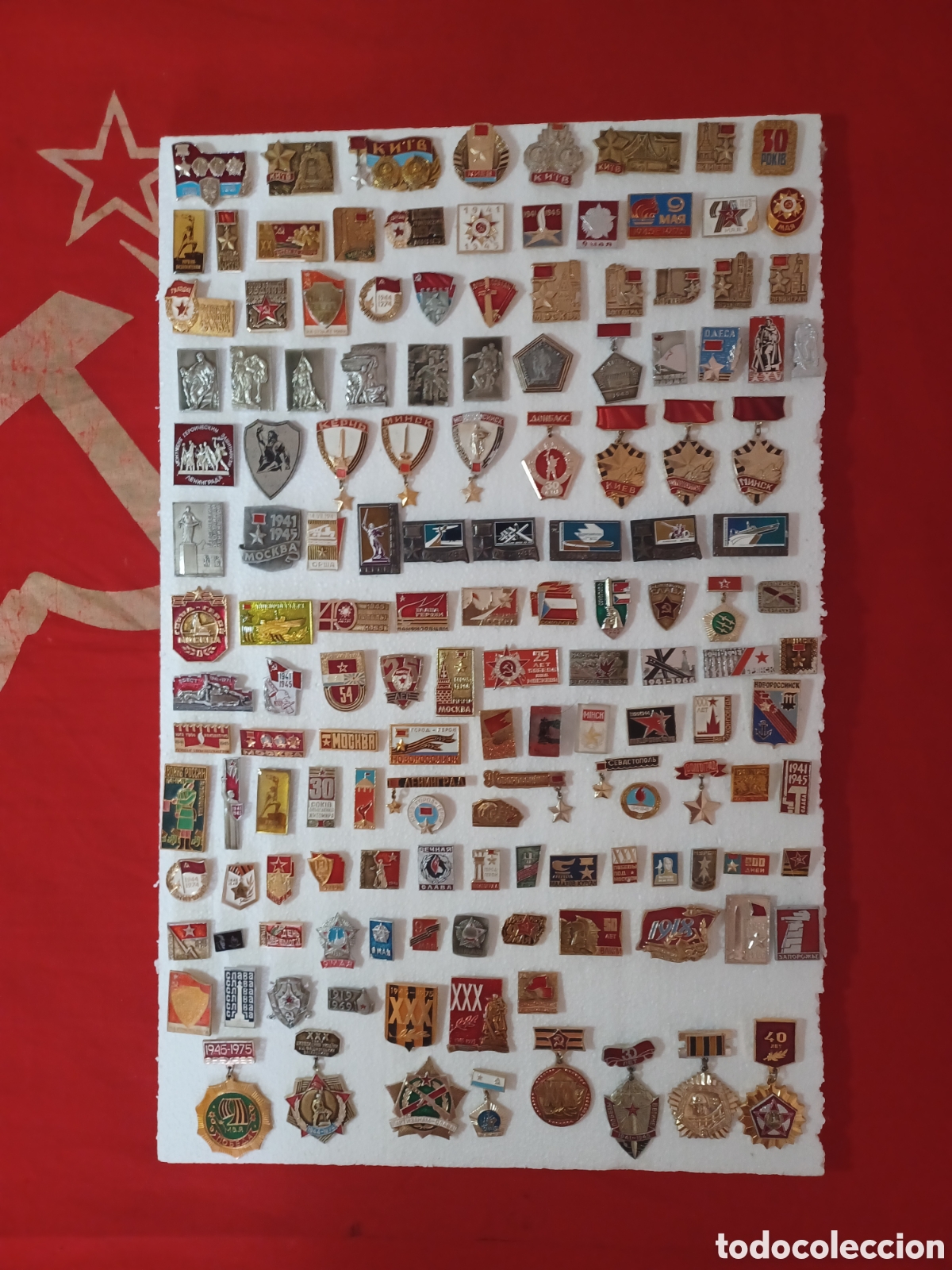 Pins de colecci&oacute;n: 145 pins URSS Guerra Patri&oacute;tica