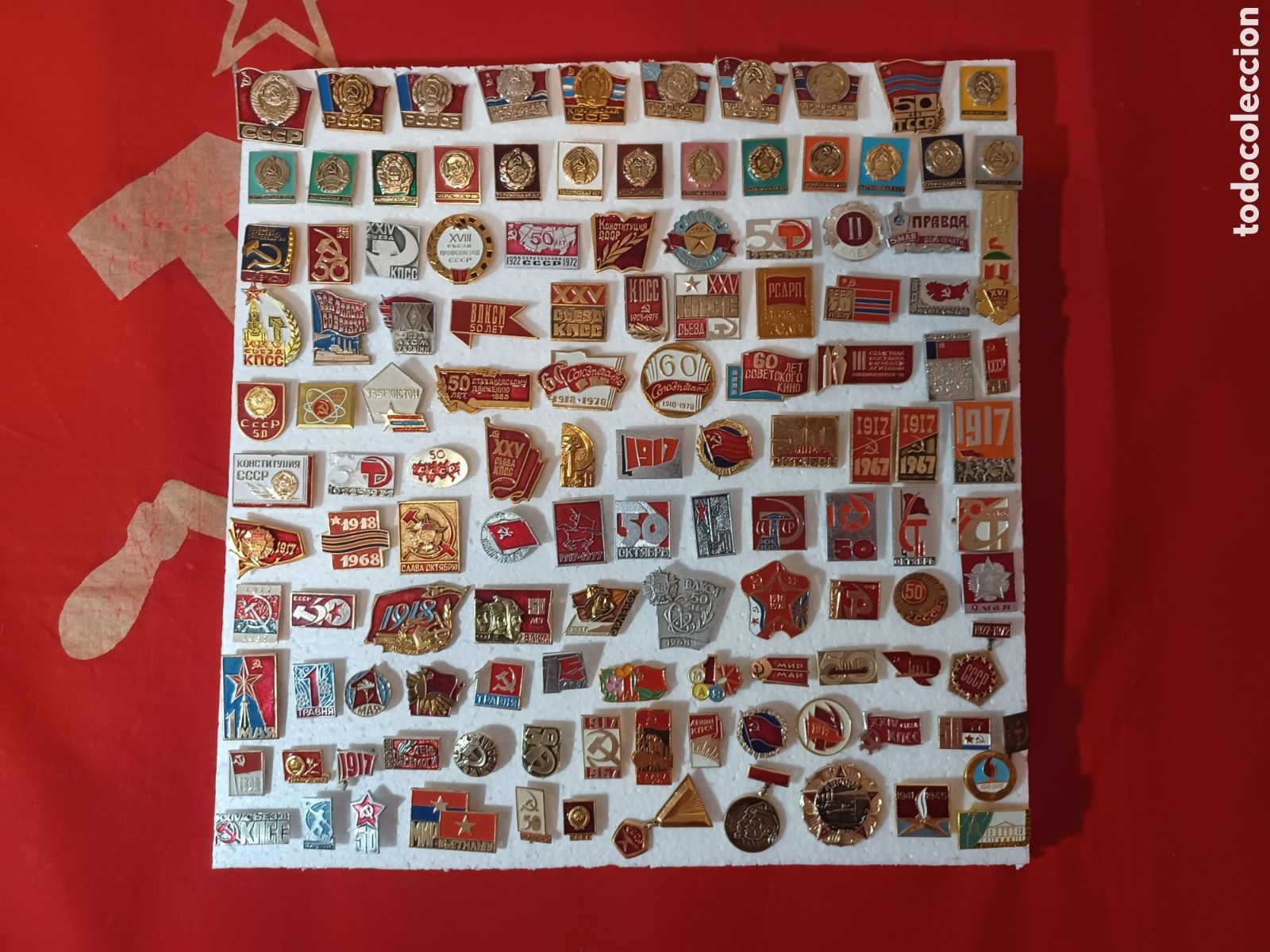 Pins de colecci&oacute;n: 125 pins Uni&oacute;n Sovi&eacute;tica
