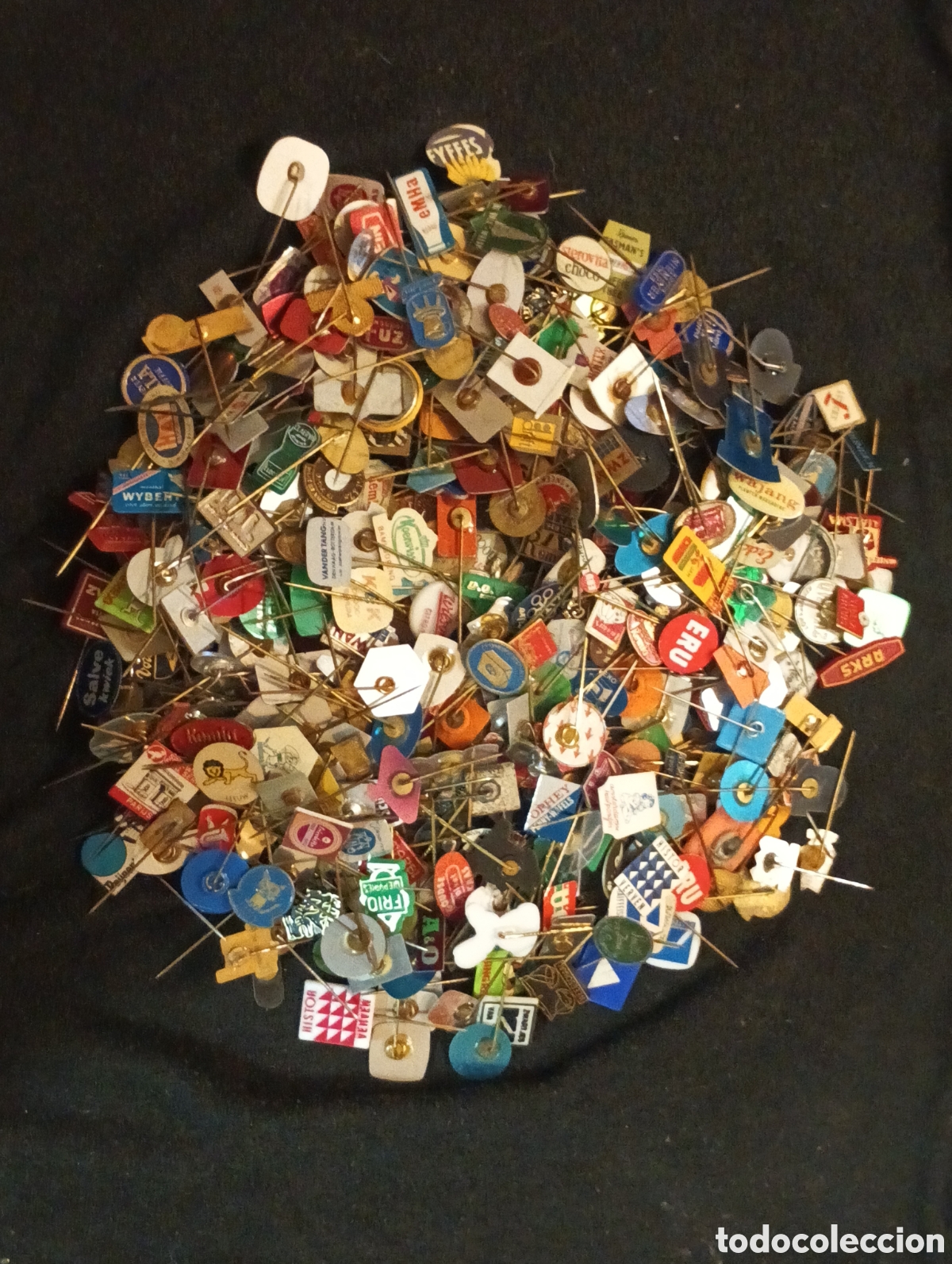 Pins de colecci&oacute;n: Lote 500 insignia alfiler aguja pins alrededor a&ntilde;os 70 lote 2