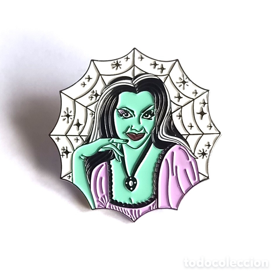 Pins de colecci&oacute;n: Pin &rdquo;Lily Munster/Telara&ntilde;a&rdquo;.