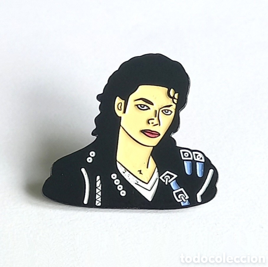 Pins de colecci&oacute;n: Pin &rdquo;Michael Jackson/Bad&rdquo;.