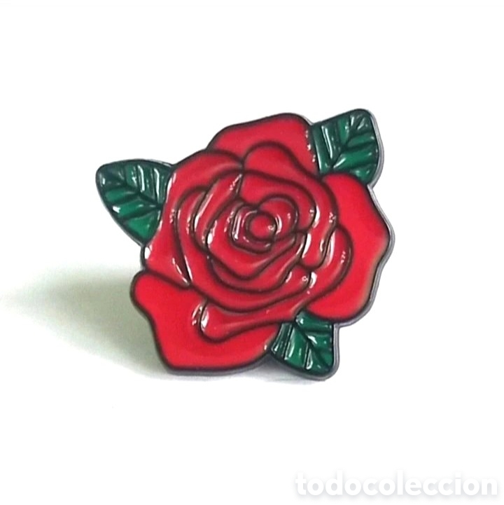 Pins de colecci&oacute;n: Pin met&aacute;lico &rdquo;Rosa&rdquo;.