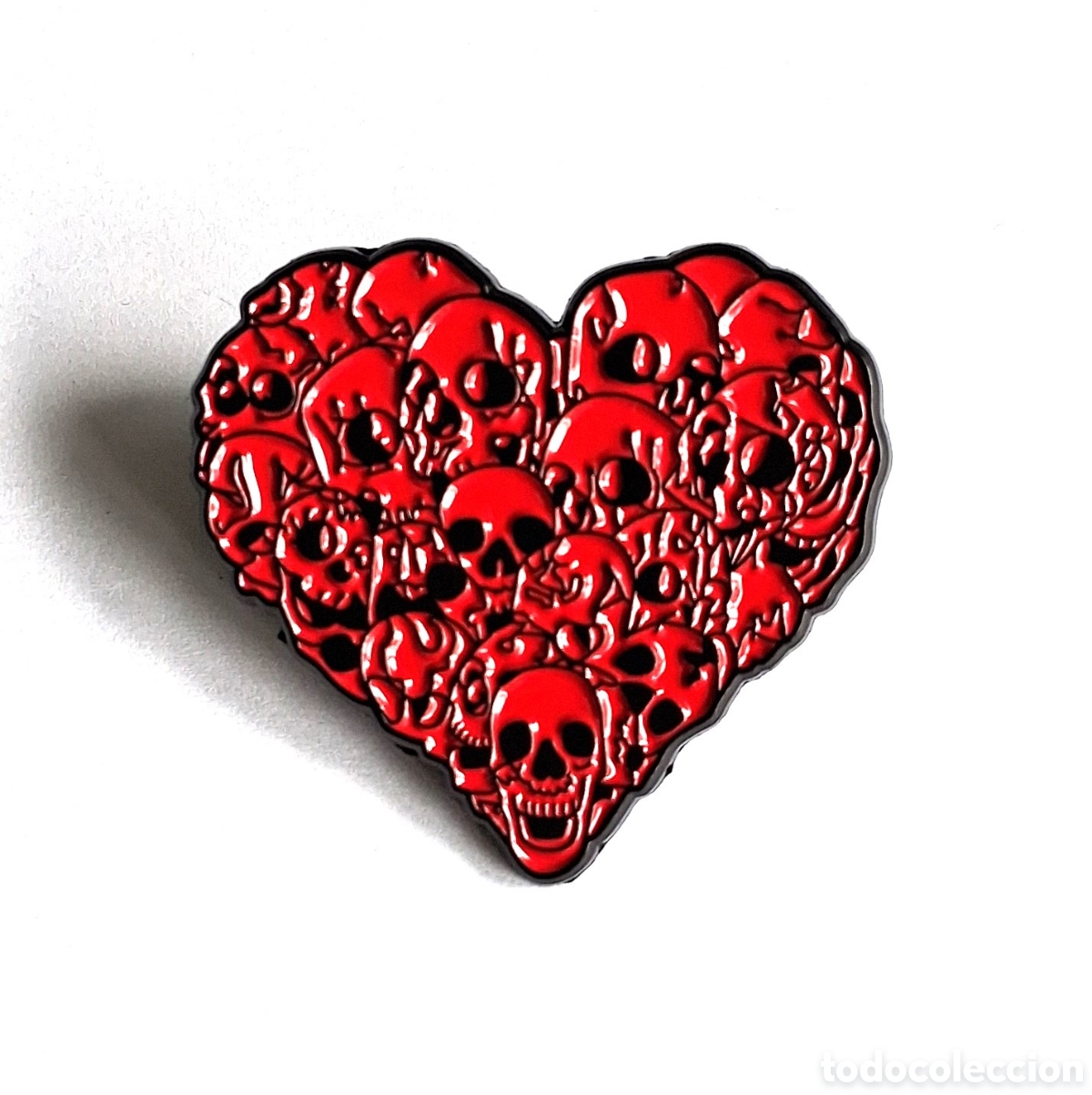 Pins de colecci&oacute;n: Pin coraz&oacute;n &rdquo;Calaveras&rdquo;.