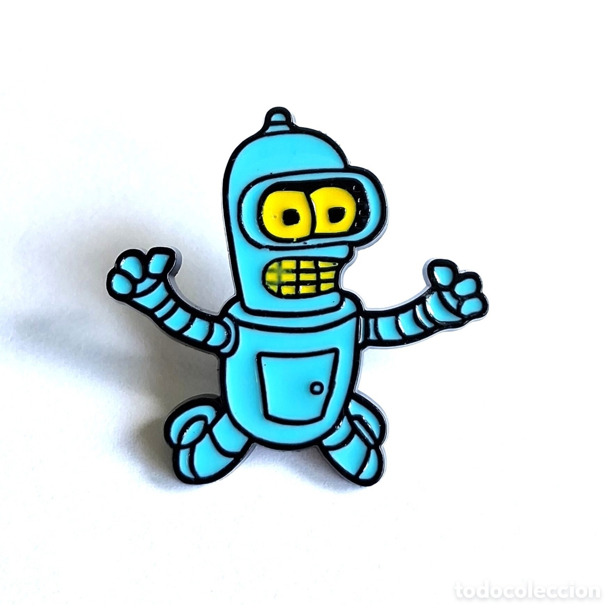 Pins de colecci&oacute;n: Pin met&aacute;lico &rdquo;Bender/Beb&eacute;&rdquo;.