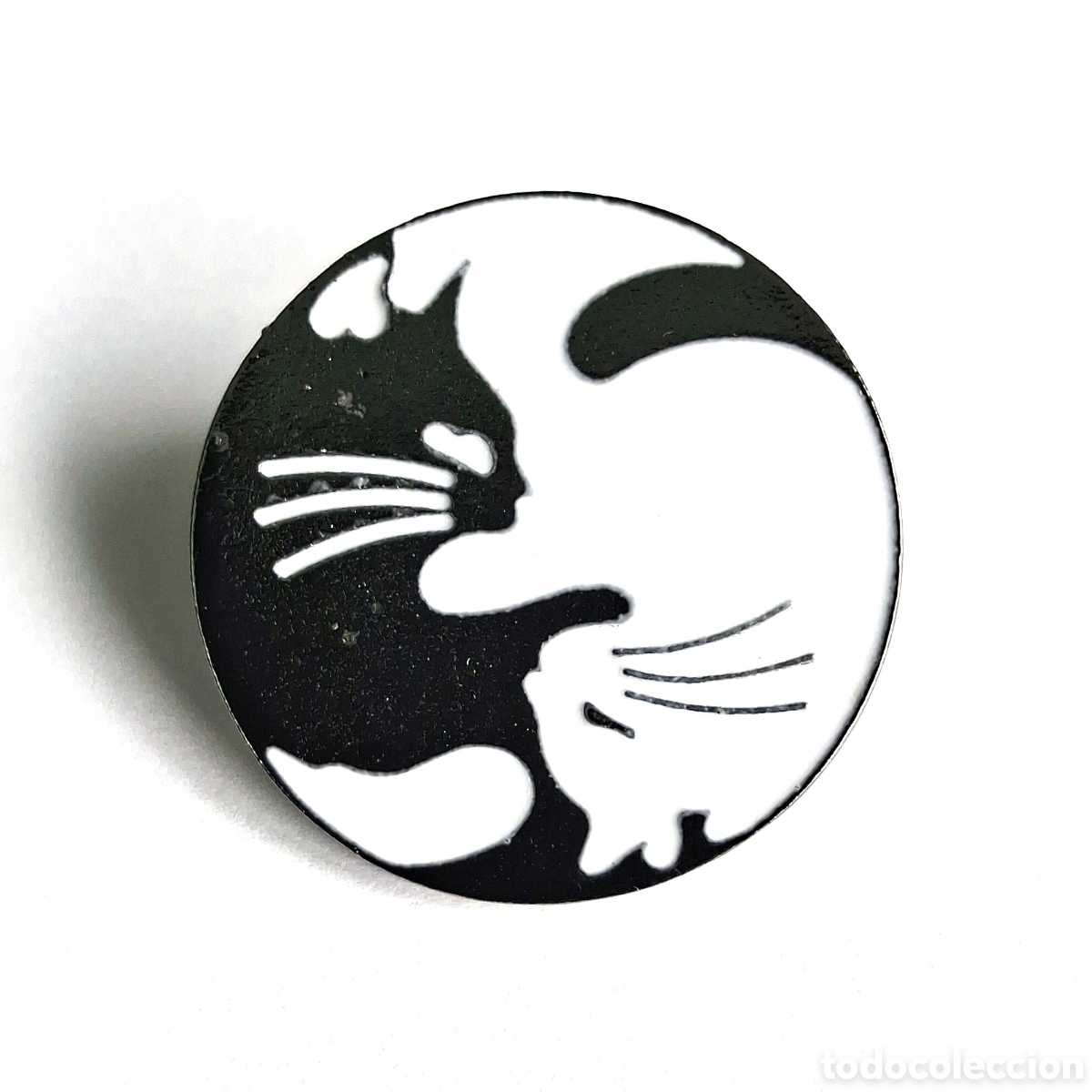 Pins de colecci&oacute;n: Pin &rdquo;Yin Yang/Gatos&rdquo;.