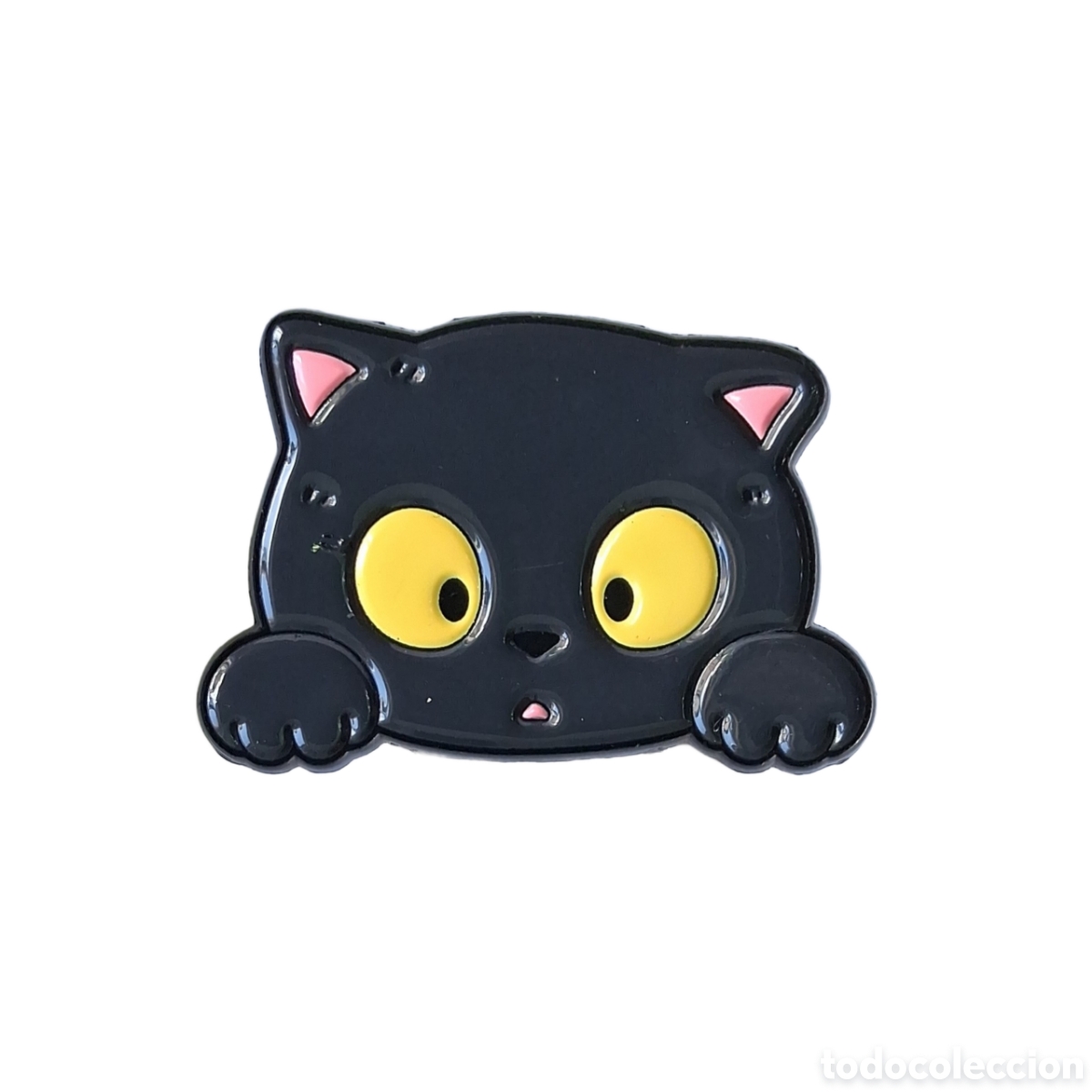 Pins de colecci&oacute;n: Pin met&aacute;lico &rdquo;Gato Negro&rdquo;.