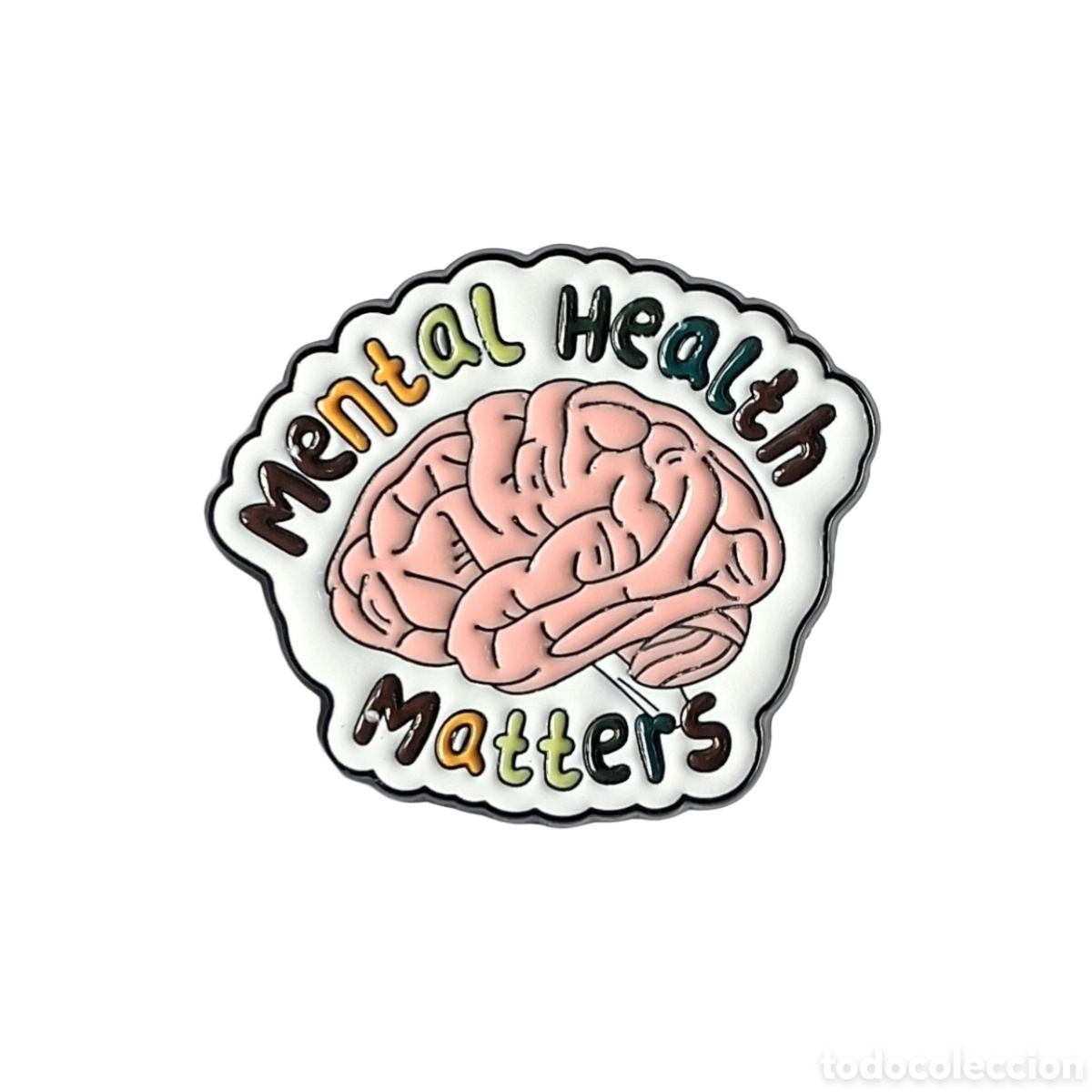 Pins de colecci&oacute;n: Pin &rdquo;Mental Health Matters&rdquo;.