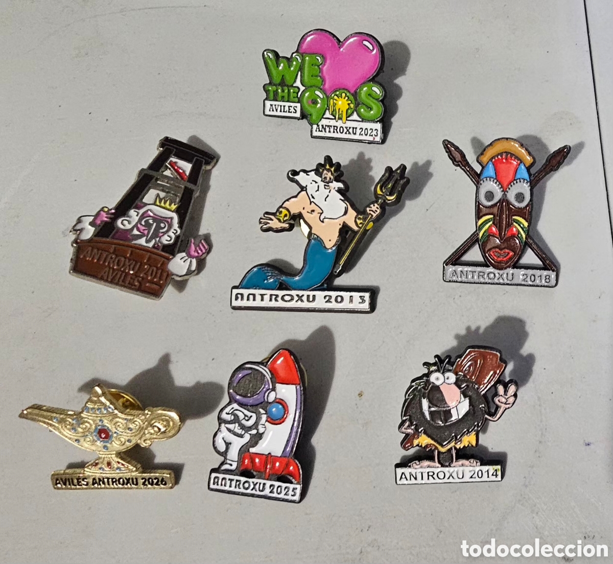 Pins de colecci&oacute;n: Pins antroxu carnavales aviles