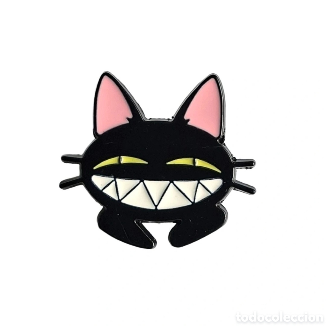 Pins de colecci&oacute;n: Pin &rdquo;Gato sonriente&rdquo;.