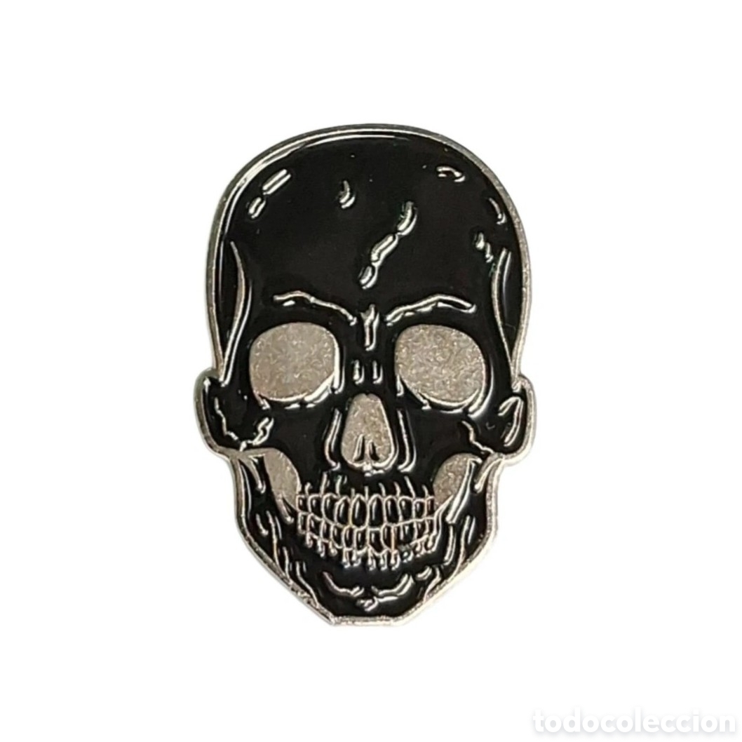 Pins de colecci&oacute;n: Pin &rdquo;Calavera Negra&rdquo;.