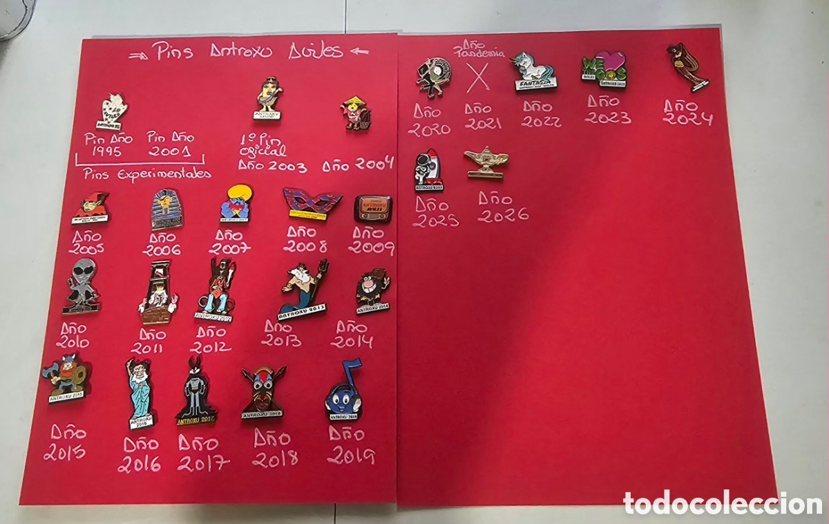 Pins de colecci&oacute;n: Coleccion pins antroxu aviles carnaval